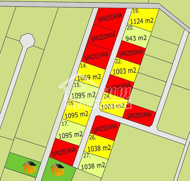 Działka budowlana 1069&nbsp;m², Żdżary - zdjęcie 3