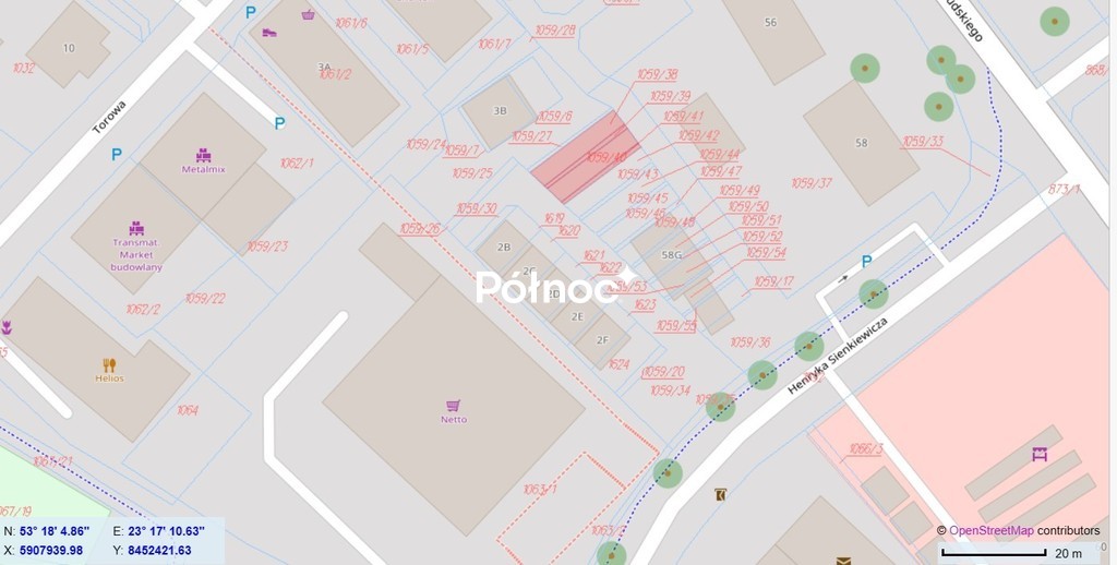 Działka inwestycyjna 180 m², Czarna Białostocka - zdjęcie 1