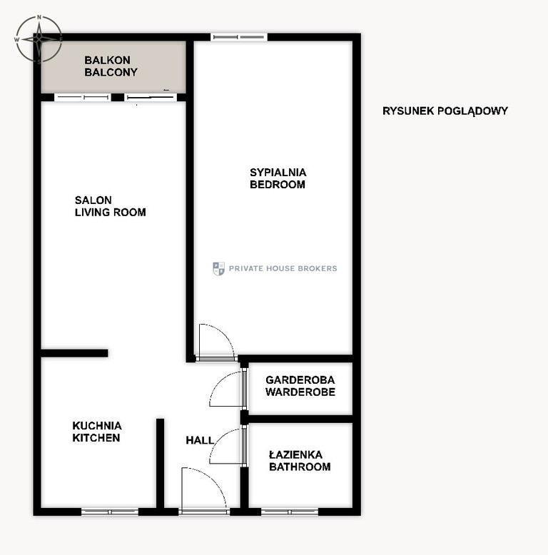Mieszkanie 51,01 m², Kraków, Krowodrza, Pielęgniarek - zdjęcie 16