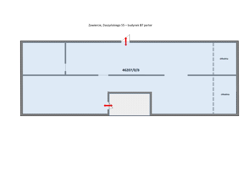 Sklep do wynajęcia, 89 m², Zawiercie, Daszyńskiego - zdjęcie 2
