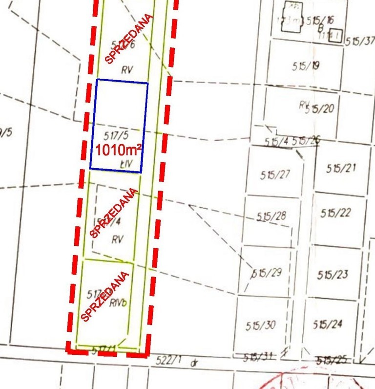 Działka budowlana 1010 m², Studzianki - zdjęcie 3