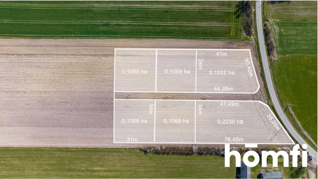 Działka budowlana 1069 m², Chomentów-Puszcz - zdjęcie 6