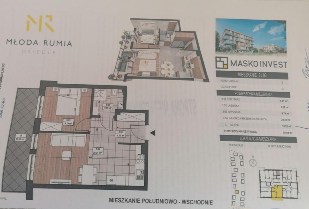 Wynajmę od 1 grudnia przestronne mieszkanie 2  pok - zdjęcie 15