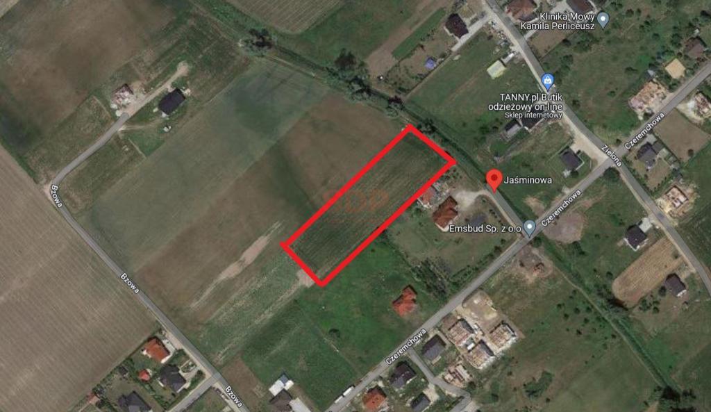 Działka budowlana 3818&nbsp;m², Siechnice, Jaśminowa - zdjęcie 1