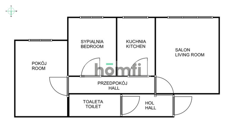 Mieszkanie 62&nbsp;m², Gdańsk, Śródmieście, Podwale Przedmiejskie - zdjęcie 13