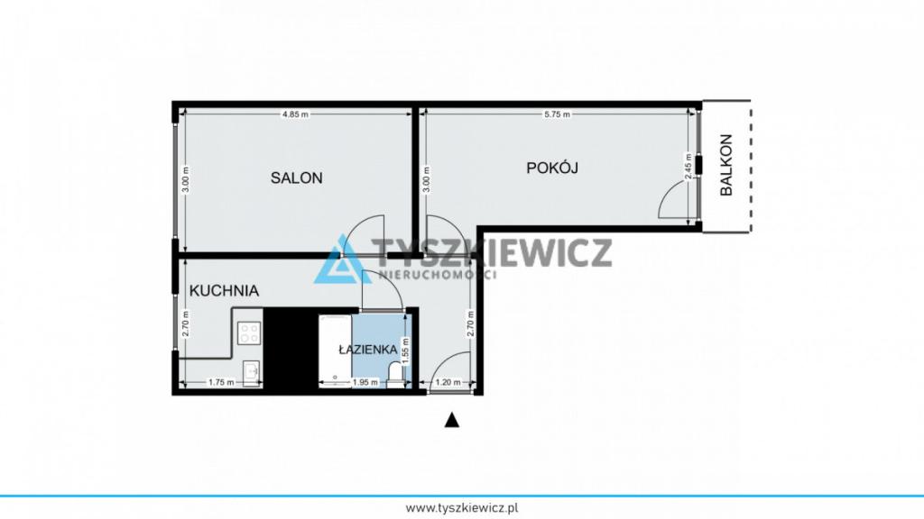 2-pokojowe mieszkanie w centrum Miastka - zdjęcie 3