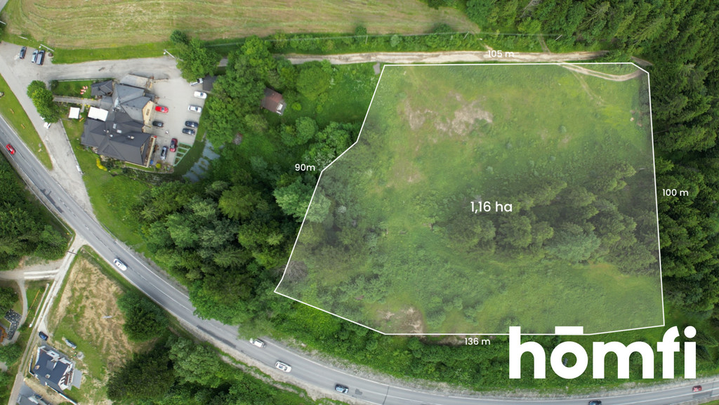 Działka budowlana 1,16&nbsp;ha, Krynica-Zdrój, Cichy Kącik, Sądecka - zdjęcie 1