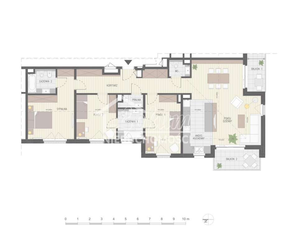 Mieszkanie 114,57 m², Szczecin, Warszewo, Kalinowa - zdjęcie 2