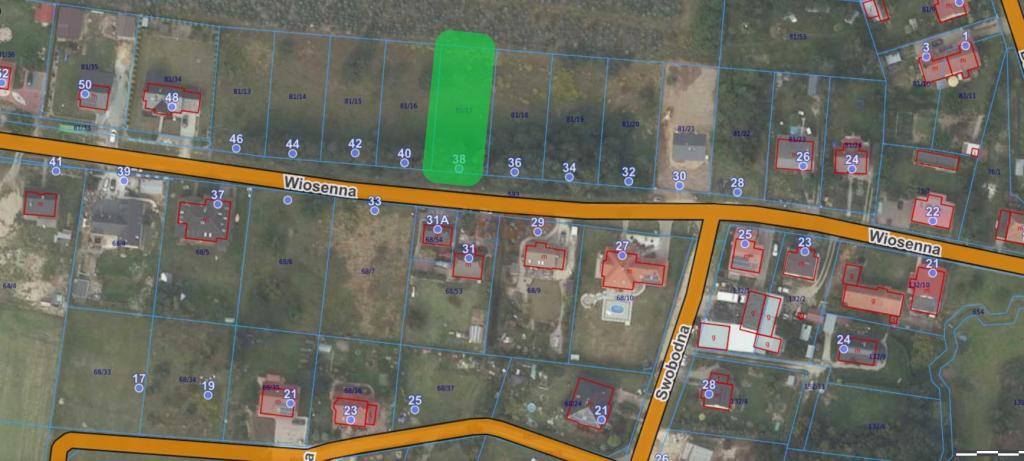 Działka budowlana 906&nbsp;m², Zawonia, Wiosenna - zdjęcie 5
