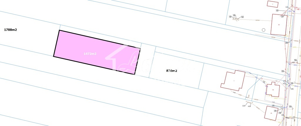 Działka rolna 1472 m², Rurzyca - zdjęcie 3