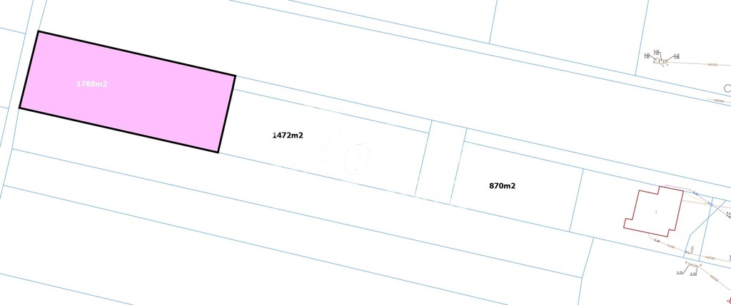 Działka rolna 1788&nbsp;m², Rurzyca - zdjęcie 3