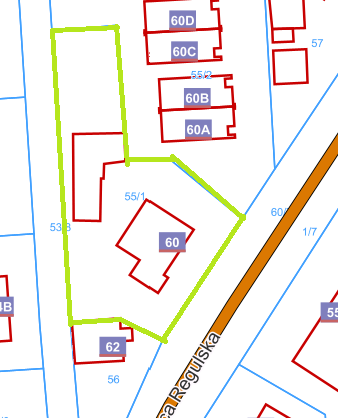 Działka budowlana 1220&nbsp;m², Warszawa, Regulska - zdjęcie 1