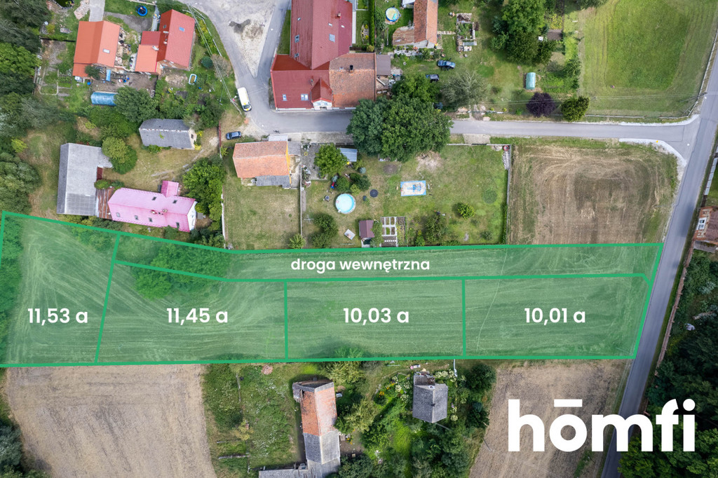 Działka budowlana 1003&nbsp;m², Woskowice Małe - zdjęcie 5