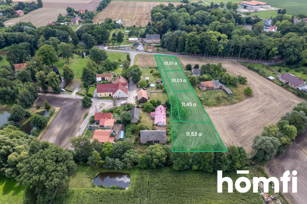 Działka budowlana 1003&nbsp;m², Woskowice Małe - zdjęcie 3