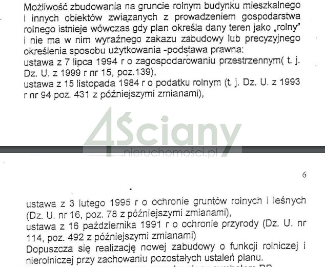 Działka budowlana 1300&nbsp;m², Bartoszówka - zdjęcie 14