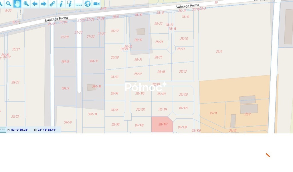 Działka budowlana 804 m², Zabłudów, św. Rocha - zdjęcie 7