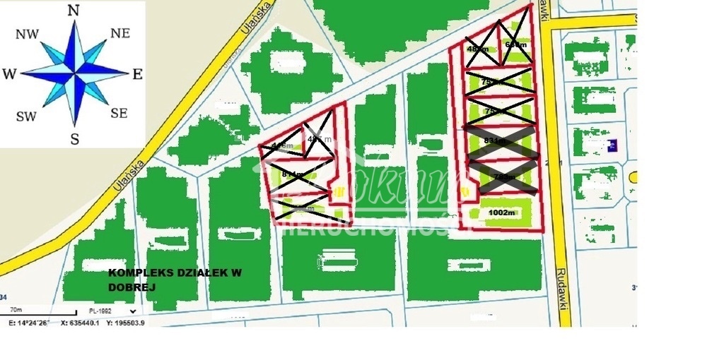 Działka budowlana 783&nbsp;m², Dobra - zdjęcie 1