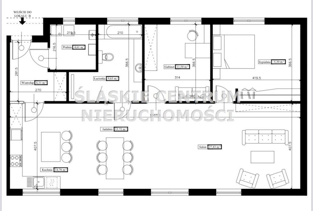 Dom 103 m², Dąbrowa Górnicza, Ząbkowice, Marii Dąbrowskiej - zdjęcie 3