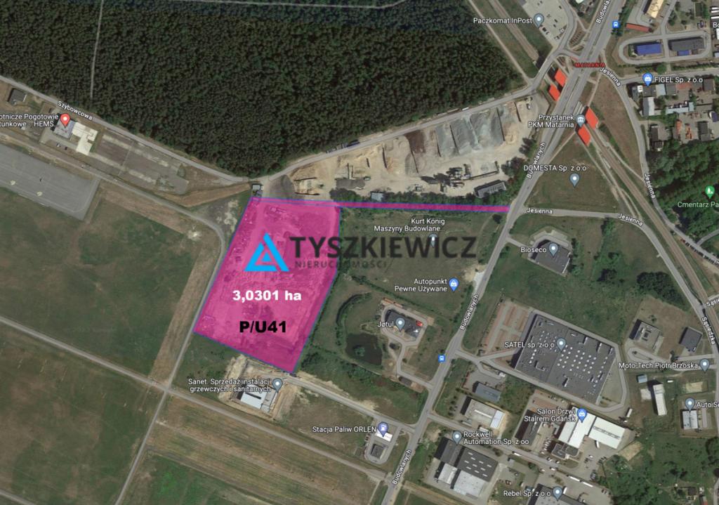 Działka produkcyjno-usługowa przy lotnisku - zdjęcie 1