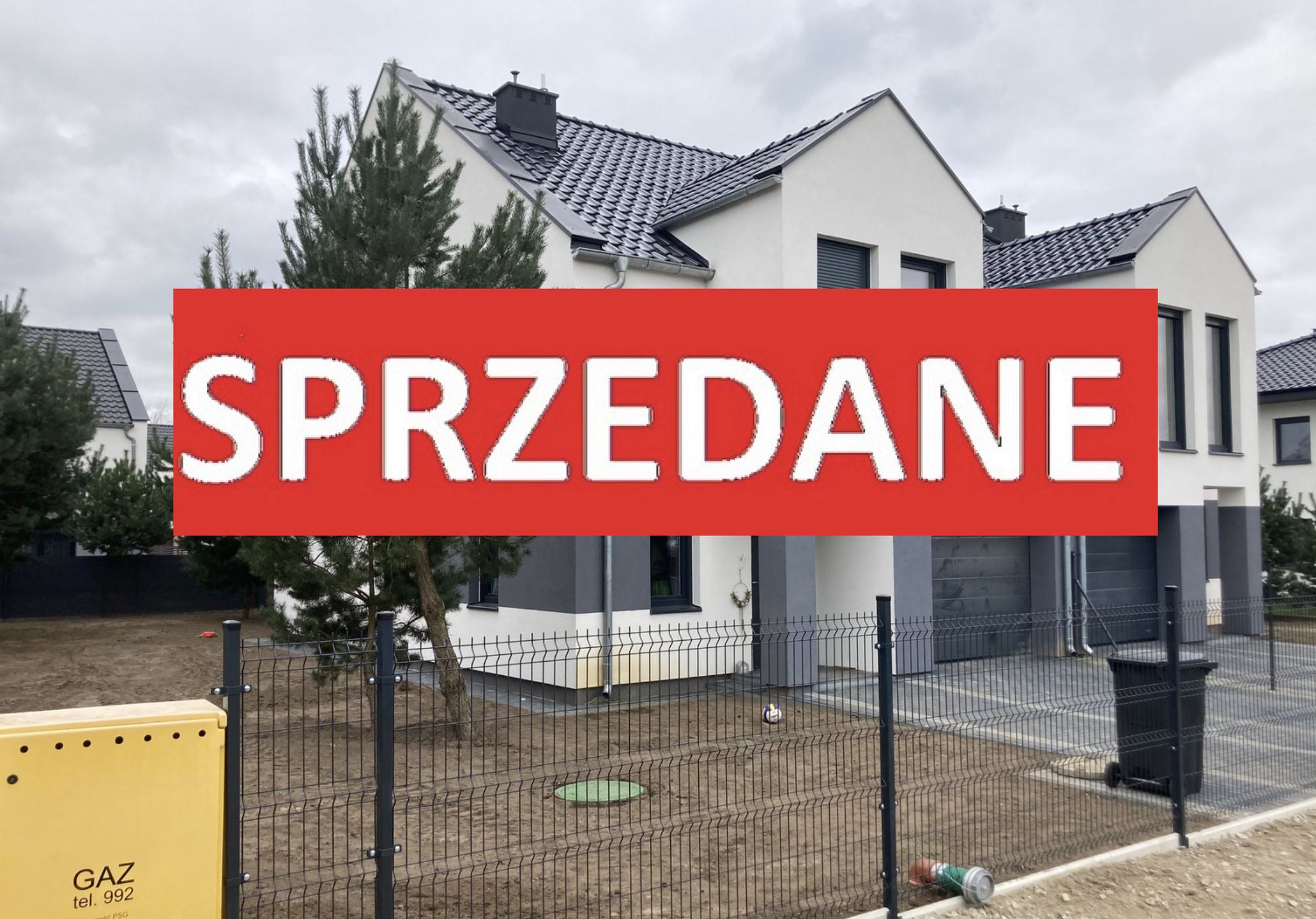 Dom w zabudowie bliźniaczej w Dębienku k/Stęszewa - zdjęcie 1