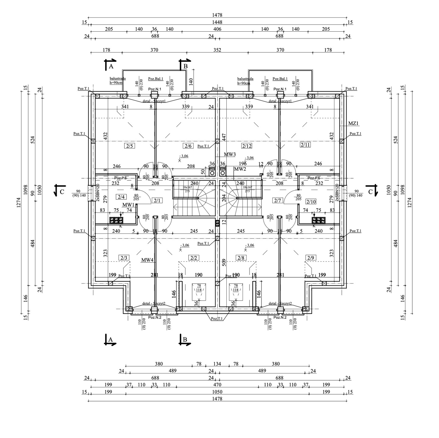 Dom w zabudowie bliźniaczej w Dębienku k/Stęszewa - zdjęcie 16