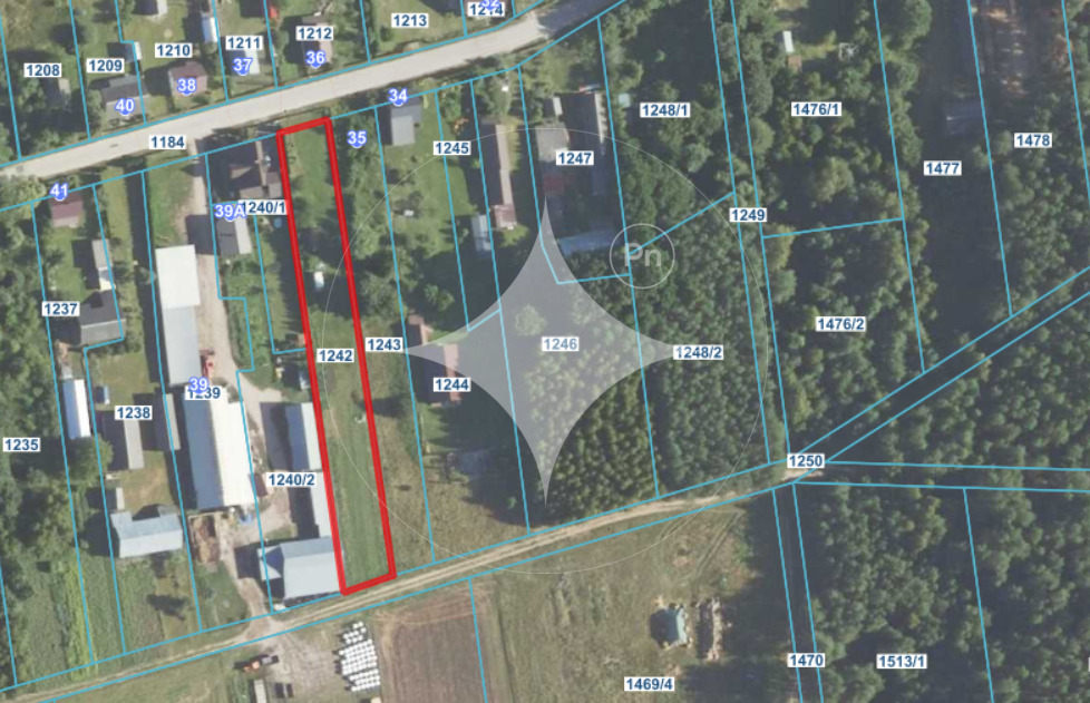 Działka budowlana 1900 m², Sobiatyno - zdjęcie 4