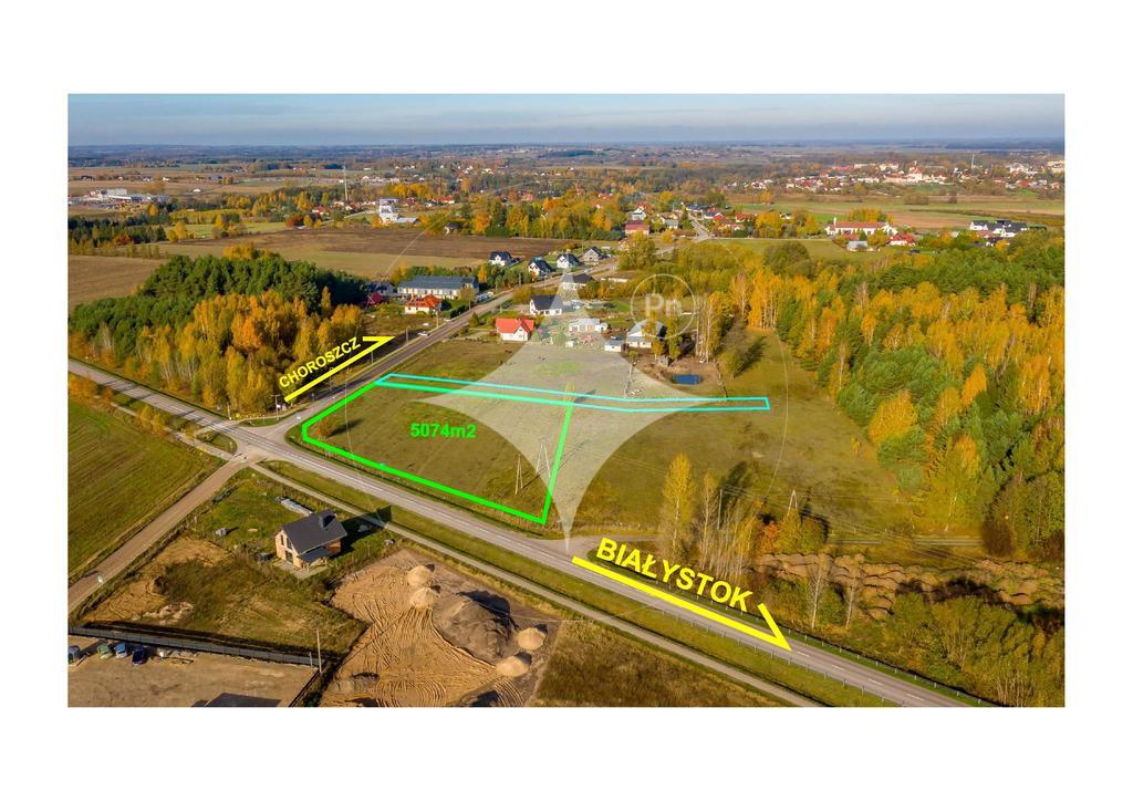 Działka budowlana 5075&nbsp;m², Choroszcz, Zastawie II - zdjęcie 1