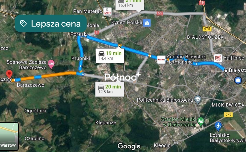Działka budowlana 981&nbsp;m², Choroszcz, Zastawie II - zdjęcie 11