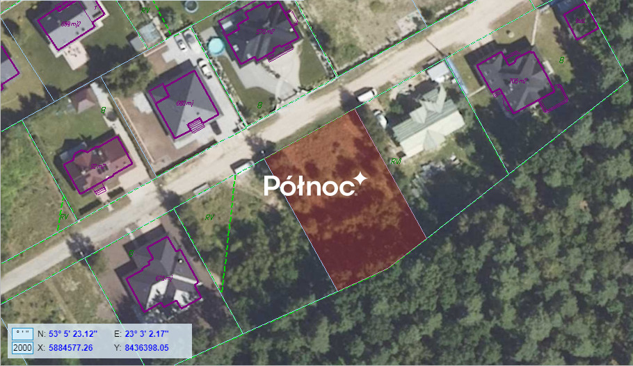 Działka budowlana 1251&nbsp;m², Niewodnica Kościelna, Leśna Polana - zdjęcie 1