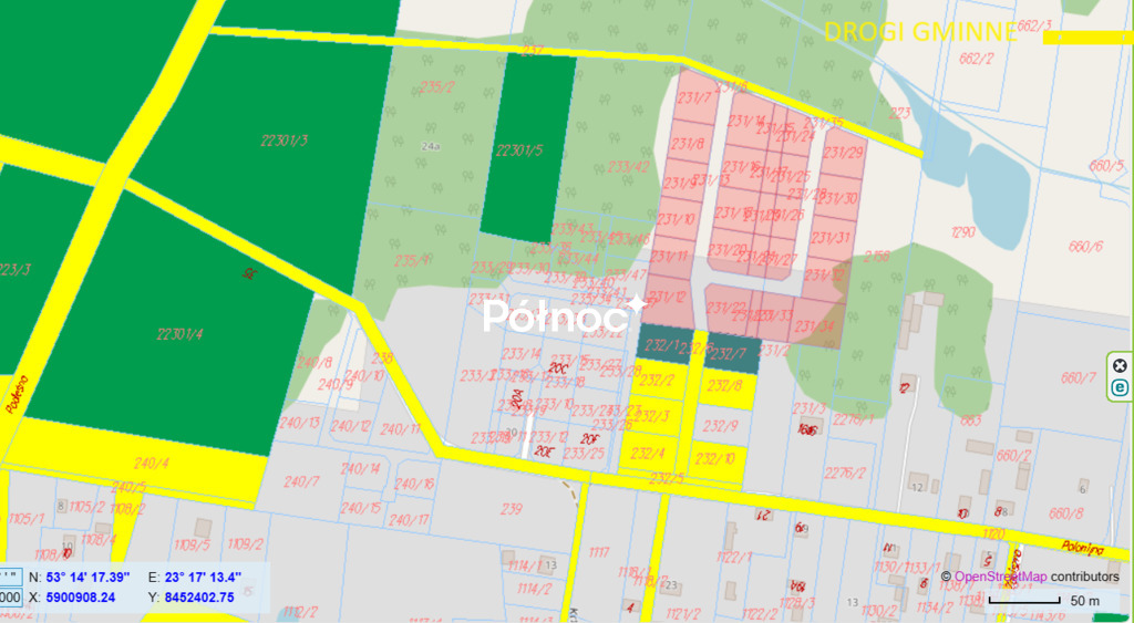Działka rolna 840 m², Studzianki, Polonijna - zdjęcie 7