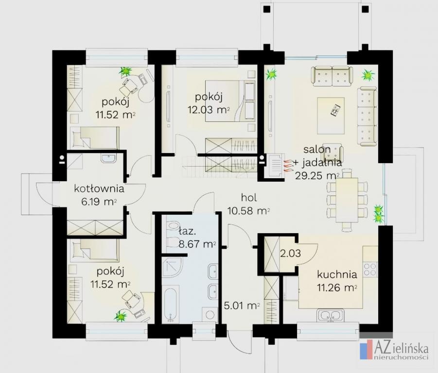 Dom 160&nbsp;m², Łubowo, Skrzetuszewo - zdjęcie 13