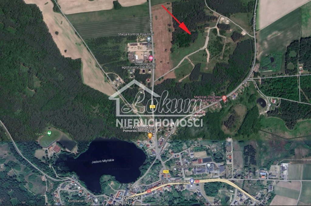 Działka budowlana 1127 m², Kalisz Pomorski, Koszalińska - zdjęcie 2