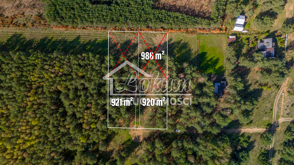 Działka budowlana 920 m², Osetna - zdjęcie 2