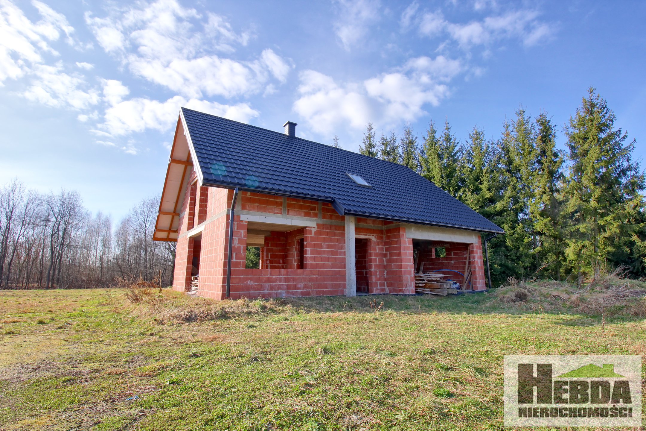 Na sprzedaż dom w stanie surowy otwartym, działka 13,5 ara, Chotowa - zdjęcie 7
