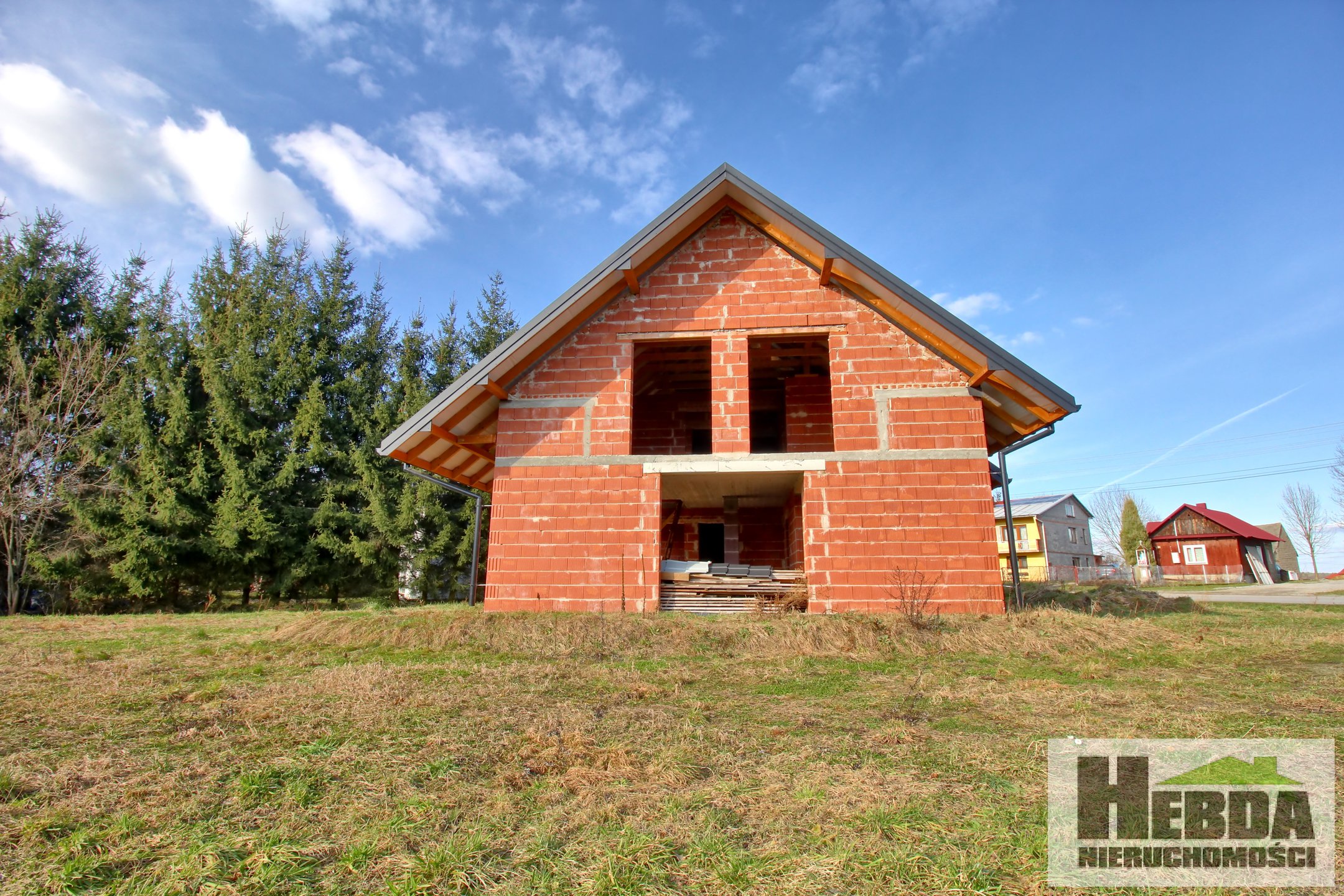 Na sprzedaż dom w stanie surowy otwartym, działka 13,5 ara, Chotowa - zdjęcie 9