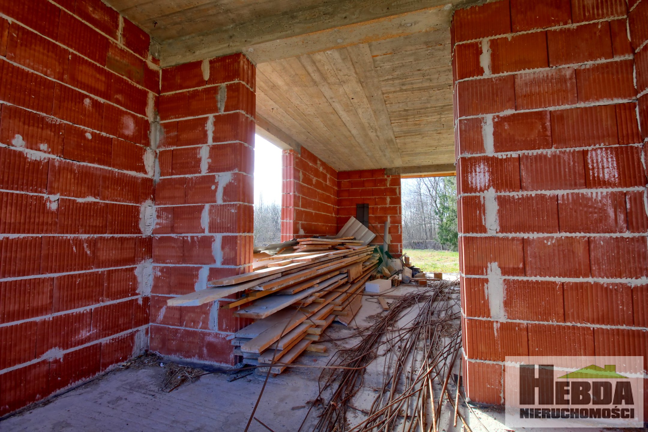 Na sprzedaż dom w stanie surowy otwartym, działka 13,5 ara, Chotowa - zdjęcie 11