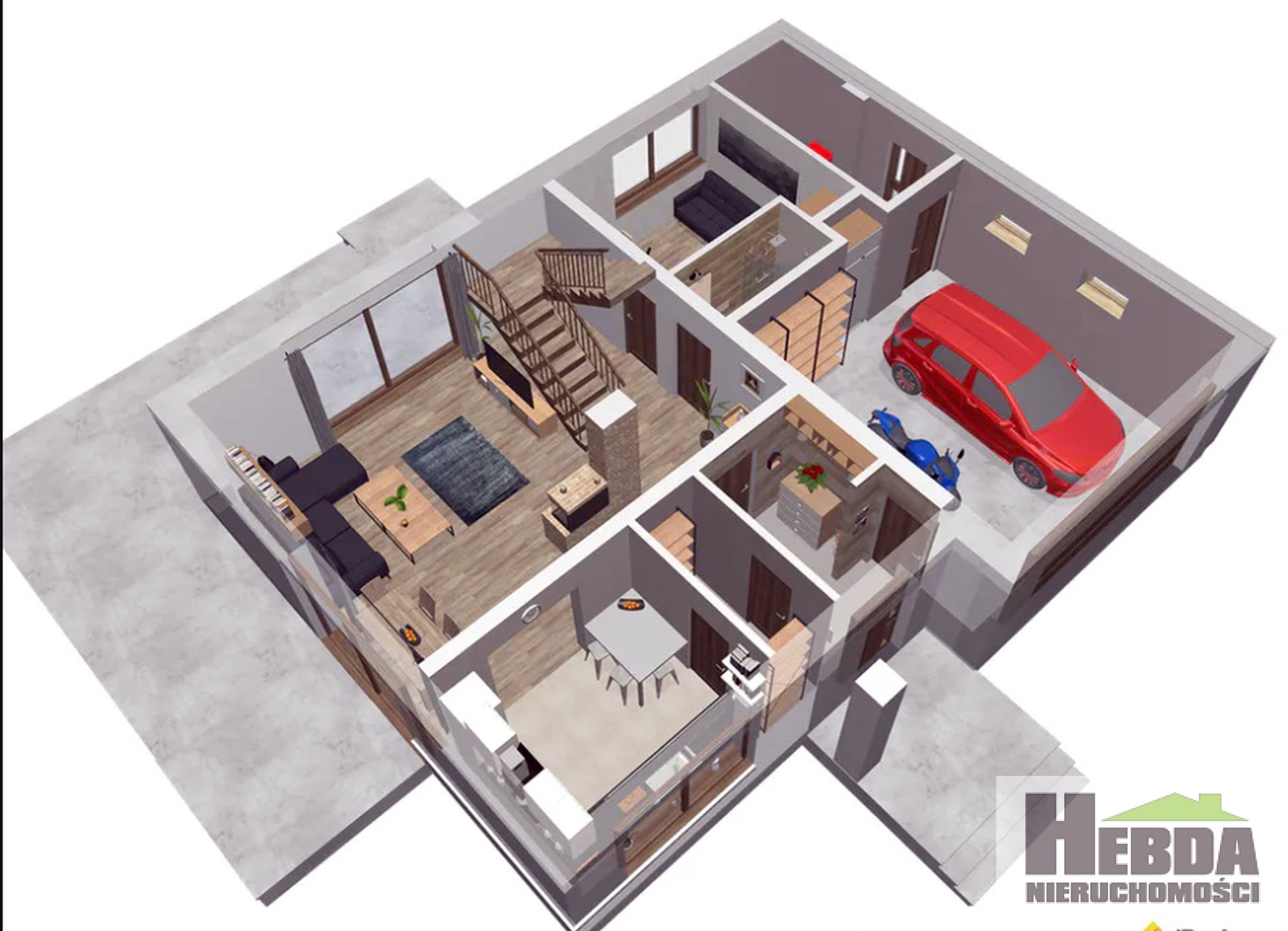 Na sprzedaż dom w stanie surowy otwartym, działka 13,5 ara, Chotowa - zdjęcie 4