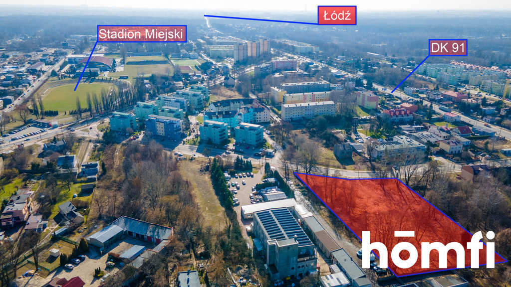 Działka inwestycyjna 5821 m², Zgierz, Łąkowa - zdjęcie 1