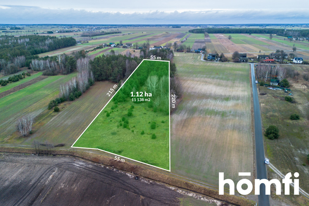 Działka budowlana 1,11&nbsp;ha, Zakrzówek-Kolonia - zdjęcie 1