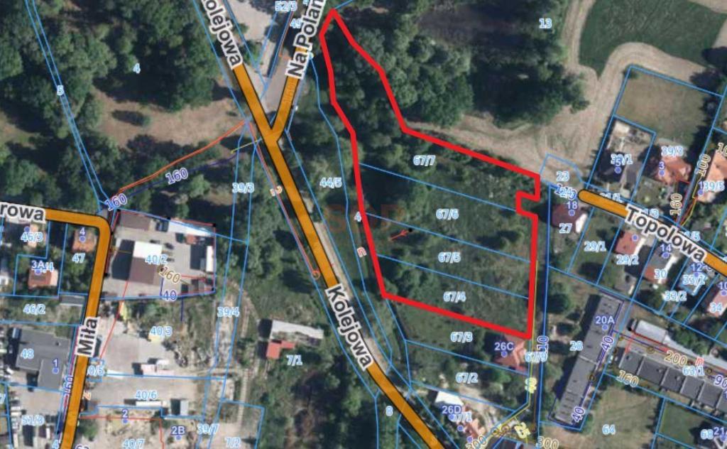 Działka budowlana 9797 m², Środa Śląska, Kolejowa - zdjęcie 1