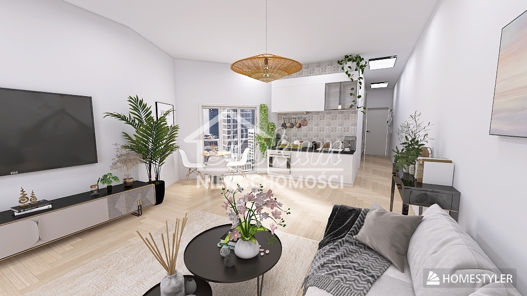 Mieszkanie 48,23 m², Szczecin, Centrum, Aleja Papieża Jana Pawła II - zdjęcie 1