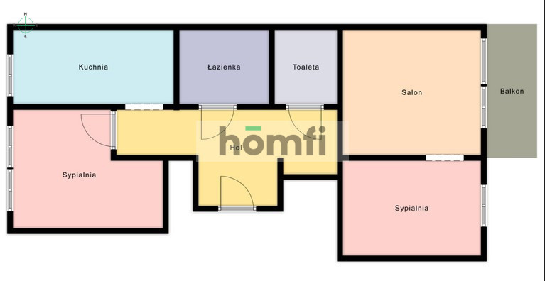 Mieszkanie 46,7 m², Warszawa, Bielany, Jana Kochanowskiego - zdjęcie 18