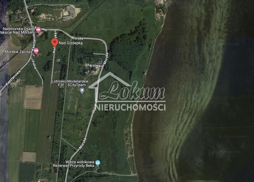 Działka budowlana 1092&nbsp;m², Osłonino - zdjęcie 1