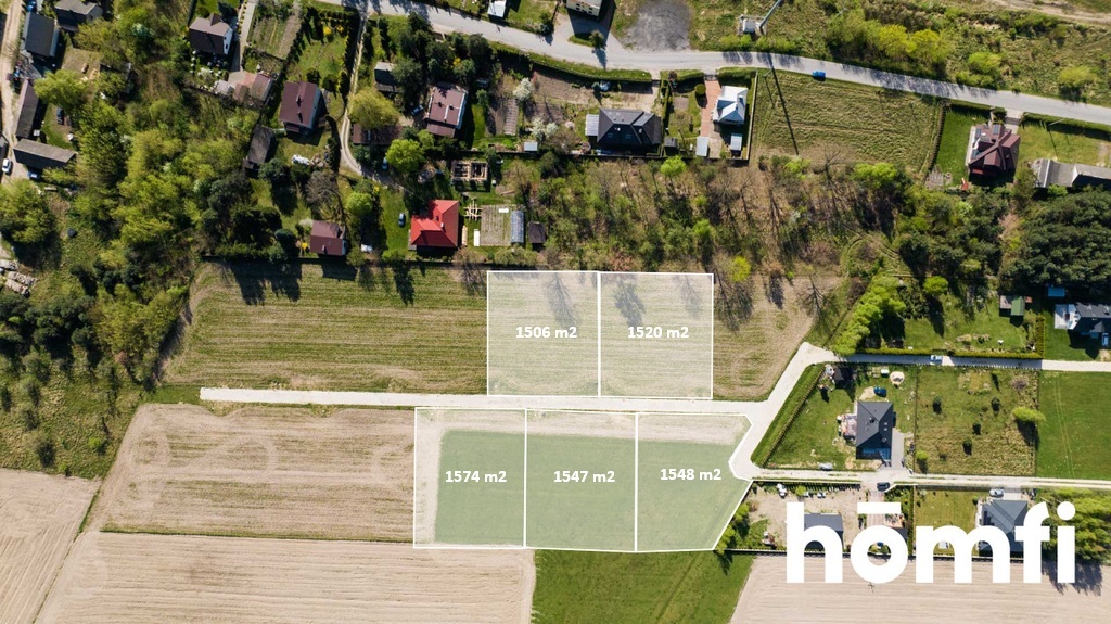 Działka budowlana 1500 m², Kolonia Lesiów - zdjęcie 2