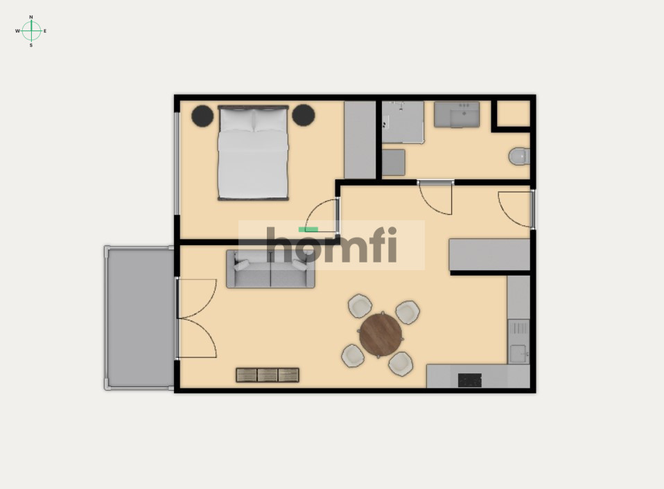Mieszkanie 42 m², Łódź, Górna, Milionowa - zdjęcie 9