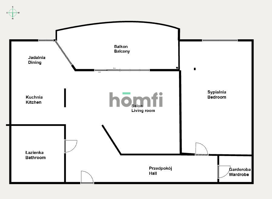 Mieszkanie 50 m², Wrocław, Krzyki, Motylkowa - zdjęcie 16