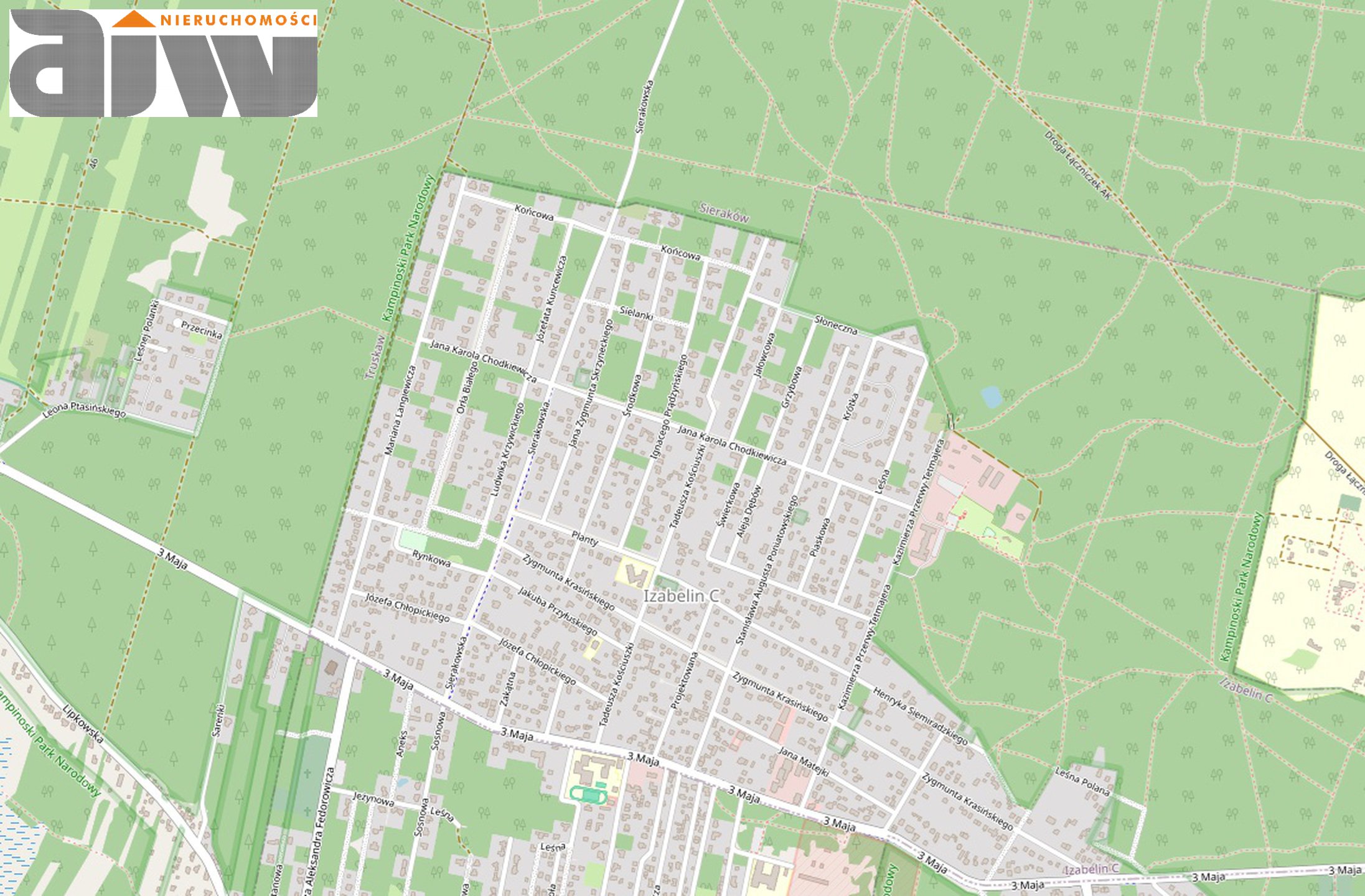 Działka 1200 m2 Izabelin C - zdjęcie 3