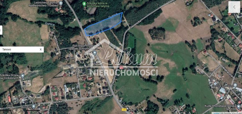 Działka inwestycyjna 3143&nbsp;m², Tanowo, Szczecińska - zdjęcie 5