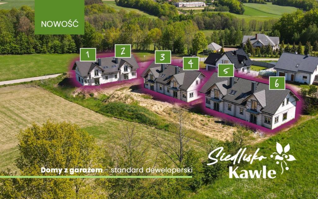 Domy w zabudowie bliźniaczej z ogrodem - zdjęcie 1