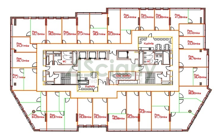Lokal biurowy do wynajęcia, 126&nbsp;m², Warszawa - zdjęcie 2